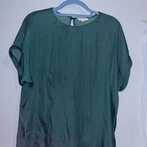 Naked Zebra Teal Blouse